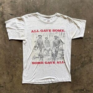 vintage 90s Some gave all, All gave some military war T shirt